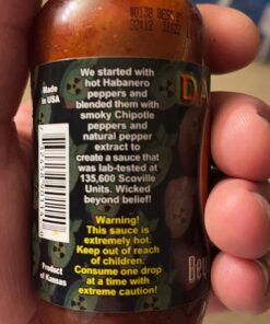 Bottle Da Bomb Beyond Insanity Hot Sauce, Bottle 4 Ounce (Pack of 1) 26 715zZTkHLL