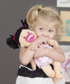 Manhattan Toy Baby Stella Black Hair Soft First Baby Doll, 15-Inch 24 715zciENKlL
