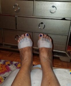 Askilt Gel Metatarsal Cushion Pads, Toe Separators Bunion Splint Pads for Hallux Valgus, Hammer Toe, Forefoot Pads,Gel Metatarsal Pad Breathable for Mortons Neuroma White 31 716 Fe026eL