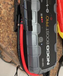 NOCO Boost Pro GB150 3000A UltraSafe Car Battery Jump Starter, 12V Battery Pack, Battery Booster, Jump Box, Portable Charger and Jumper Cables for 9.0L Gasoline and 7.0L Diesel Engines 37 716 S7PVuSL