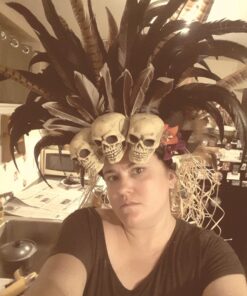 Fun Express Small Skulls for Halloween - Set of 3 - Use for Shrunken Heads and Scary Home Decor 34 716 TBbCVxL