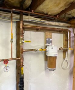 GE Whole House Water Filtration System | Reduces Sediment, Rust & More | Install Kit & Accessories Included | Filter Not Included | Replace Filters (FXHTC, FXHSC) Every 3 Months | GXWH40L 35 7161W5iWu5L 3