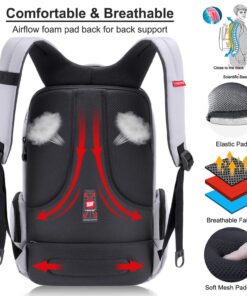 KUPRINE Travel Anti Theft Slim Durable Laptop Backpacks for Women Mens Lightweight Water Resistant College Computer Backpack Fits Most 15.6 Laptop & Tablet 53 7161asIwjpL
