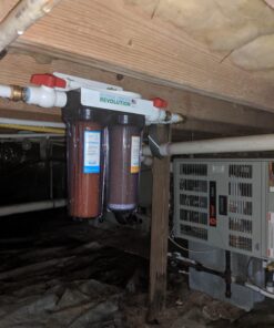 Reverse Osmosis Revolution Dual Stage Whole House Water Purification System with Sediment and CTO Filters, with 3/4 11 7161fgATLKL