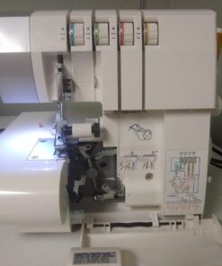 SINGER | ProFinish 14CG754 2-3-4 Thread Serger with Adjustable Stitch Length, & Differential Feed - Sewing Made Easy,White 65 7161uP5phL