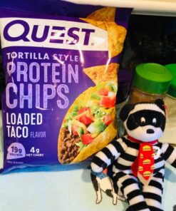 Quest Nutrition Tortilla Style Protein Chips, Loaded Taco, Low Carb, Gluten Free, Baked, 1.1 Ounce (Pack of 8) 14 7162W5lV67L