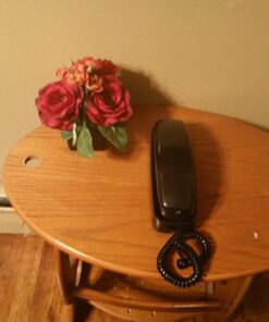 AT&T 210 Basic Trimline Corded Phone, No AC Power Required, Wall-Mountable, Black 58 7162kSerYDL