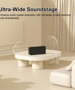 DOSS SoundBox XL Bluetooth Speaker with Subwoofer, 32W Loud Sound with Booming Bass, Dual DSP Technologies, 10H Playtime, USB-C, TWS, 2.1 Sound Channel Home Speaker for Indoor, and Office-Upgraded Black 34 7162o1QmX6L