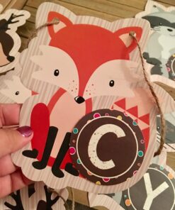 Woodland Creatures - Animal Shaped Decorations DIY Baby Shower or Birthday Party Essentials - Set of 20 29 71638DrPQ4L