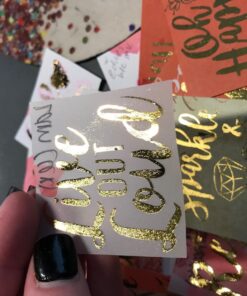 iCraft Deco Foil, 5 Transfer Sheets, 6" x 12", Gold 21 7163EpG7 PL