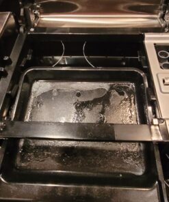 Hamilton Beach Electric Indoor Searing Grill with Viewing Window & Adjustable Temperature Control to 450F, 118 sq. in. Surface Serves 6, Removable Nonstick Grate, Stainless Steel Searing Grill with Window 65 7163a85ZLCL