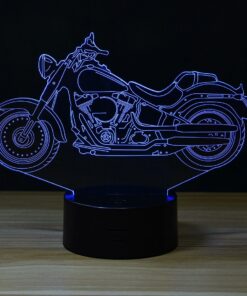 3D Illusion Lamp LED Night Light 7 Colors Touch Switch Table Desk Lamps for Home Office Childrenroom Theme Decoration and Kiddie Kids Children Family Holiday Gift Purple 14 7163qRzjML