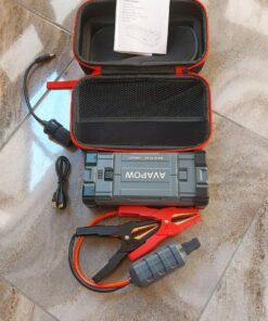 AVAPOW Car Jump Starter, 4000A Peak Battery (for All Gas or Up to 10L Diesel), Portable Booster Power Pack, 12V Auto Jump Box with LED Light, USB Quick Charge 3.0 72 71646PF8lPL