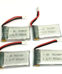 Cheerwing 4pcs 3.7V 550mAh Lipo Battery and 4-in-1 Charger for Syma X5 X5C X5C-1 RC Drone Parts 10 71649X4oVL