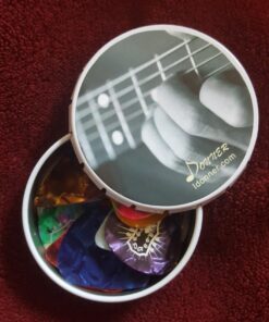 Donner Celluloid Guitar Picks 16 Pack with Tin Box includes Thin, Medium, Heavy & Extra Heavy Picks, for Acoustic Guitar Electric Guitar Ukulele 16 Pcs Picks Dazzle pattern 43 7164o9TwCL 2