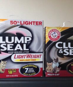 Arm & Hammer Clump & Seal Litter, MultiCat 19lb Box 19 Pound Multicolor 28 7164tuLg8mL