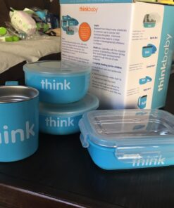 thinkbaby The Complete BPA Free Feeding Set, Light Blue 23 7167N12RT9L