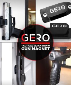 Tactical Quick Draw Gun Magnet Concealed Rifle & Shotgun Magnetic Holder Perfect as a Wall Mount Bed Mount Vehicle Car Gun Holder Mount in a Display Case for Fast Draw with Non-Scratch Coating 1 Pack 34 7167NJx0AfL