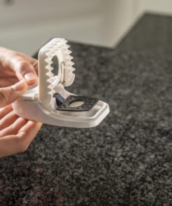 Tomcat Press 'N Set Mouse Trap, Plastic, Spring-Loaded Mouse Killer with Grab-Tab, 2 Traps Mouse Traps (2 Traps) 30 7167weJIML