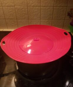 1 X Boil Over Safeguard - Silicone Lid Stops Pots and Pans from Messy Spillovers 31 7168ZEWpQL