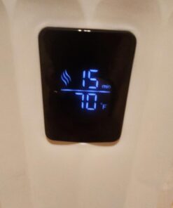 Keenray Towel Warmer Bucket, Luxury Hot Towel Warmer with LED Display, Child Safety Lock, Heat Timer 15/30/45/60 Min Adjustable, for Hot Tub, Bathroom, Spa, Brown, CL27 27 716A1YV9PXL