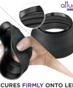 58MM Altura Photo Collapsible Rubber Lens Hood for Camera Lens with 58MM Filter Thread 18 716AclpDPNL