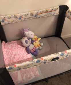 Graco Pack and Play Portable Playard, Push Button Compact Fold, Carnival Pack N Play 34 716Ag4H4V5L