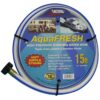 Valterra AquaFresh High Pressure Drinking Water Hose, Water Hose Hookup for RV - 1/2" x 15', White 1/2 Inch x 15 feet