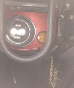 Opall Black Bezels Front Light Headlight Angry Bird Style Trim Cover for Jeep Wrangler JK JKU Rubicon Sahara 2007-2018, not for JL 30 716D51hNR4L