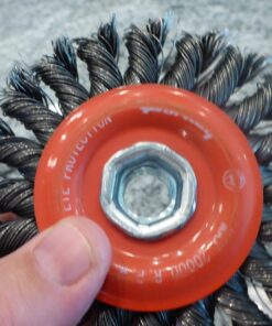 Forney 72759 4-Inch x .020 x 5/8-11 Knot Wire Wheel 37 716DCo0vu2L