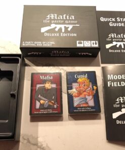 Apostrophe Games Mafia The Party Game Deluxe Edition – A Game of Lying, Bluffing and Deceit– Card Game, Adults and Teens – Board Game 19 716Dr85KML