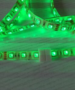 TronicsPros 10pcs 4 Pin Solderless Waterproof LED Strip to Strip Connector RGB Flex LED Ribbon LED Rope LED Tape Light Gapless Adapter for 10mm Wide Waterproof SMD 5050 RGB Flexible LED Strip Light White (only for Waterproof RGB 5050 LED strip) 51 716Eq83wp4L