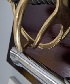 Sword/Saber Display Plaque Rack Holder Wall Rack, Alternative to Display Case Mahogany 29 716GpSlAHzL