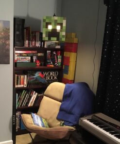 Alternative view of Rustic State Zig Zag Fabric Cord for Hanging Pendant Lamp Fixture - 15 Feet Braided Flexible Cable with E-26/ E-27 Light Bulb Socket & 2 Prong Flat Plug for DIY Projects - Black & White