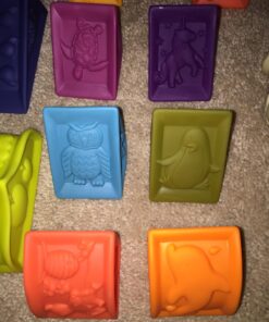 B. toys- Alphabetical Sort & Stack Developmental Baby Blocks- 26 soft blocks for kids & babys- Elemenosqueeze- 6 months + Baby Blocks Set 1 43 716IIrTPHL