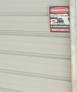 Tag City Novelty SP80063 Warning Protected By 2nd Amendment Security Metal Sign, (8 X 12 Inches) 11 716JFvoFexL