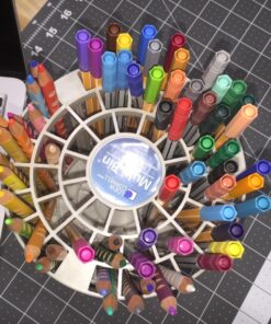 Loew-Cornell 390 Multi Bin Brush Organizer, 49 Hole 34 716JJNdmWjL