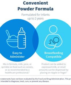 Klaire Labs Ther-Biotic Baby - Infant Probiotic Powder - Gut & Immune Support Baby Probiotics Powder - Mix with Breast Milk + Food - Bifidobacterium Infantis & More - Hypoallergenic (66g/2 Pack) 2.33 Ounce (Pack of 2) 10 716JP8izLL 1