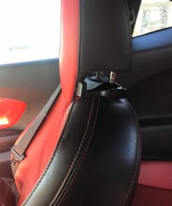 IPELY Universal Car Vehicle Back Seat Headrest Hanger Holder Hook for Bag Purse Cloth Grocery (Black -Set of 2) Black 39 716Jv2QJ9wL