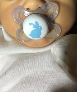 MAM Original Start Newborn Baby Pacifier, Best Pacifier for Breastfed Babies, Sterilizer Case, 0-3 Months, Boy, 2 Count (Pack of 1) 2-Pack 49 716KOnPH8mL 1