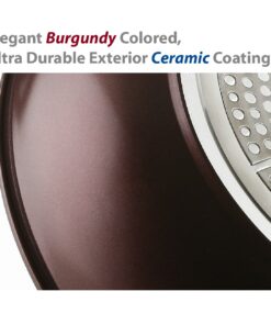 TeChef - Blooming Flower Frying Pan, with Teflon Platinum Non-Stick Coating (PFOA Free) / Ceramic Coated Outside/Induction Ready (20 cm (8 in)) 8-Inch 12 716MQTNEnL