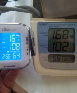 Care Touch Digital Wrist Blood Pressure Monitor, Wrist BP Cuff for Adults Size 5.5-8.5", Blood Pressure Monitors for Home Use, Automatic High Blood Pressure Machine with Batteries & Protective Pouch 38 716MRaRhd9L