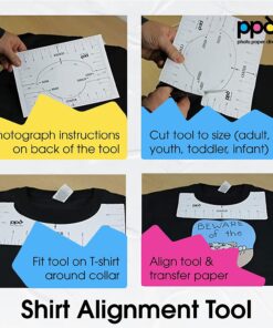 PPD Inkjet PREMIUM Iron-On Dark T Shirt Transfers Paper LTR 8.5x11" pack of 10 Sheets (PPD004-10) 32 716MfmrFPDL