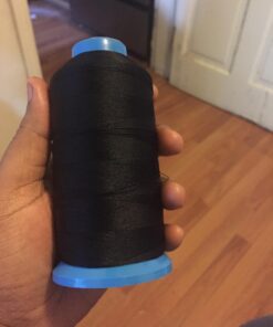 Haobase Black Bonded Nylon Sewing Thread 1500 Yard Size T70 #69 31 716NfOwMX1L