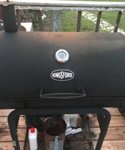 Votenli P0350H (1-Pack) 27 inches Steel Ash Pan with Wire Grate for Chargriller Charcoal Grill 1224, 1324, 2121, 2222, 2727, 2828, 2929, Chargriller 200048,Charbroil 1730205 (27 x 13 1/4) 28 716O3Hjl6HL