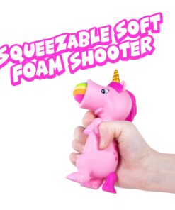Alternative view of Hog Wild Pink Unicorn Popper Toy - Pop Foam Balls Up to 20 Feet - 6 Rainbow Balls Included - Age 4+