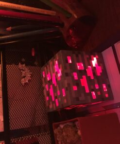 Entertainment Earth Minecraft Light-Up Redstone Ore Statue 8 716QxmEFHL