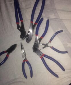 Workpro 7-piece Pliers Set (8-inch Groove Joint Plier, 6-inch Long Nose, 6-inch Slip Joint, 4-1/2 Inch Long Nose, 6-inch Diagonal, 7-inch Linesman, 8-inch Slip Joint) for DIY & Home Use 39 716R9PoJIcL