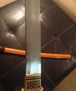 MN Sword Samurai Swords Clay Tempered by 1095 Carbon Steel Folded 15 Times 68 716Rk4cYyVL