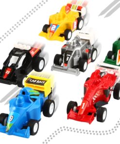 Yeonha Toys Pull Back Vehicles, 12 Pack Mini Assorted Construction Vehicles and Race Car Toy, Vehicles Truck Mini Car Toy for Kids Toddlers Boys Child, Pull Back and Go Car Toy Play Set 33 716RlrWo29L
